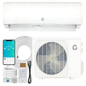 Garvee 11500 BTU Mini Split AC/Heating System, 230V WIFI Enabled Energy Efficient Mini Split Unit,Wall-Mounted Split Air Conditioner,Cools Up to 750 Sq.Ft, Heat Pump & Installation Kits
