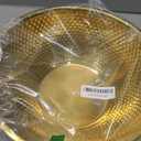2 Pack 13 Inch Hammered Gold Salad Bowl Golden Serving Bowls Large Gold Bowl Stainless Steel Serving Mixing Bowl 4.3 Inch Deep Easy Clean for Salad Fruit Soup Snacks Dessert Party Buffet Gift