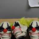 Halloween Animatronic Clown Decorations  3 Pack Talking LED Pathway Markers with Moving Mouth & Light Up Eyes  Outdoor Scary Yard Stakes for Halloween Party, Haunted House, Lawn Decor, Horror Prop