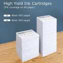 LC401XL Black Ink Cartridges, Compatible with MFC-J1010DW / J1012DW / J1170DW Printers, High Yield Replacement for Brother LC401XL LC401 Ink (2 Black, 2 Pack)