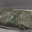 Bedsure Cooling Cotton Waffle Queen Size Blanket - Lightweight Breathable Blanket of Rayon Derived from Bamboo for Hot Sleepers, Luxury Throws for Bed, Couch and Sofa, Olive Green, 90x90 Inches