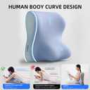 Bed Reading Pillow for Lying Down, Dual-Use Back Support Pillow for Sitting and Lying, Suitable for Reading, Leaning, and Back Support. alleviates Elbow, Neck, and Shoulder Pain.