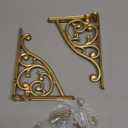 khtumeware Shelf Brackets, Florence, wheelbase 200 mm (2, Gold)