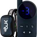 World's Smallest Shock Collar for Small Dogs with Sound, Vibration & Shock (Charcoal Gray)