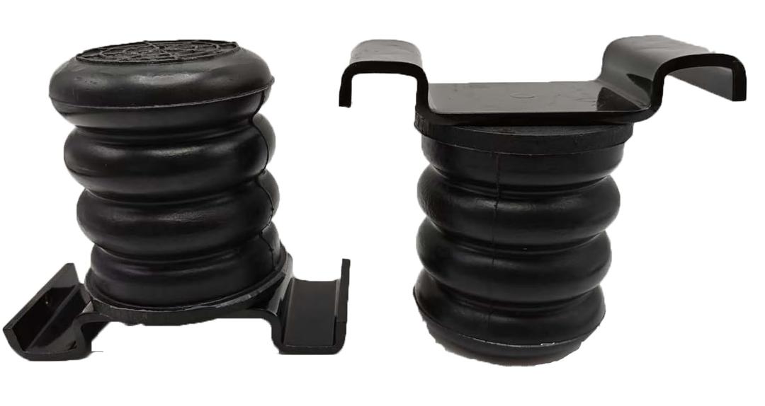 SSR-612-47 Rear Air Helper Spring Kit – Left & Right Pair | Compatible with Toyota Tacoma (2005-2022) & Nissan Titan (2004-2015) | Black