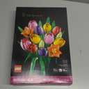 LEGO Botanicals Tulip Bouquet Building Set for Adults - DIY Bedroom, Book Shelf & Office Decor for Women & Men, Ages 18+ - Gift for Valentines Day - Artificial Flowers Crafting Kit - 11501