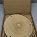 Rustic Wood Cake Stand,11-13 Inch Natural Wood Slice with Legs,Round Cake Display Stand for Weddings,Party & Birthday,Decoration