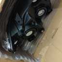 For 2007 2008 2009 2010 2011 2012 2013 Toyota Tundra Headlight Assembly For 2008-2017 Toyota Sequoia Head Lights Headlamp Replacement Driver and Passenger Pair, Chrome Housing Amber