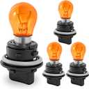 4Pcs 92166-3K000 Front Turn Signal Lamp Socket with Bulbs Compatible with 2012-2019 Kia Soul Sportage Forte, 2014-2017 Hyundai Sonata Elantra, Automotive Headlight Turn Signal Lamp Holder with Bulbs