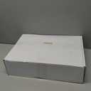 Women's Mid Calf Rain Boots Waterproof Fashion Garden Shoes Anti-slipping Rainboots For Women Comfortable Insole Light Rain Shoes (7.5, Yellow)