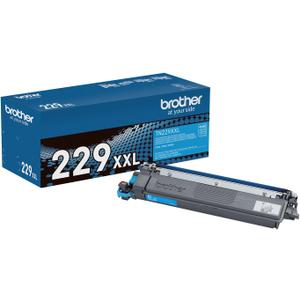 Brother Genuine TN229XXLC Cyan Super High Yield Printer Toner Cartridge - Print up to 4,000 Pages(1), Compatible with HL-L3295CDW, HL-L8245CDW, MFC-L3780CDW, and MFC-L8395CDW Printers