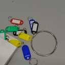 Large Key Ring - 21pcs Janitor Big Multi Key Chain Organizer Extra Metal Hoop Holder with Labels Tags for Landlord for Office, Schools, Warehouse, Hotel, Apartments, 3.5 inch