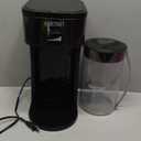 Homecraft 3-Quart Iced Coffee and Tea Maker with Filter Basket, Flavor Enhancer, Adjustable Brew Strength, Black
