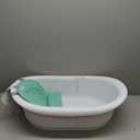 Frida Baby 4-in-1 Grow-with-Me Baby Bathtub, Baby Tub for Newborns to Toddler with Removable Bath Seat & Backrest for Bath Support in Tub