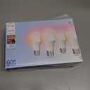 Philips Hue Essential Smart LED A19 Bulb, White and Color Ambiance, E26 Base, 8.8W, 2200K-6500K, 800 Lumens, Dimmable, Works with Alexa, Google, and Apple Home, 4-Pack