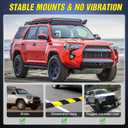 Nilight Ditch Light Brackets Hood Hinges Mount Bracket Kit for Auxiliary Offroad LED Pods Work Lighting Compatible with Toyota 4Runner 2009-2023 Tundra 2007-2021