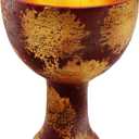 Playcoshow Holy Grail Cosplay Accessories Collection Resin Replica Halloween Christmas Home Decoration Xmas Decor (Gold)