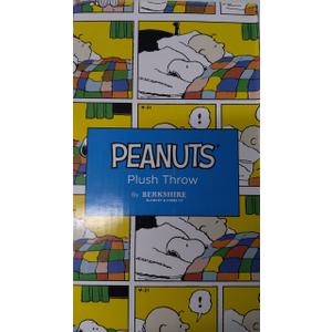 Peanuts Throw Blanket cartoon theme