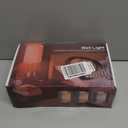 Plug in Wall Sconces Set of Two: Wall Lights with On/Off Switch - Stepless Color Temperature Wall Mount Lamps - Fabric Linen Wall Sconce for Bedroom Living Room & Hallway- Indoor Corded Wall Sconces (Beige)