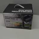 GroTawel Portable Range Hood: Kitchen Countertop Cooking Exhaust Fan Quiet Smoke Removal - 3-Speed Suction Height & Angle Adjustable Design Dual-layer Filter- Plug-in for Apartments RV BBQ Hot Pot