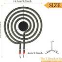 MP22YA Electric Range Burner Element,Replacement for Kenmore,Hardwick,Maytag,Norge Whirlpool Electric Range Stove,Includes 2 x MP15YA 6" & 2 x MP21YA 8" Surface Element Coil