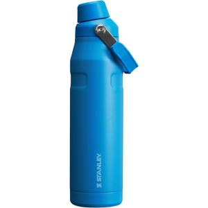 Stanley IceFlow Fast Flow Water Bottle | Angled Spout Lid | Lightweight & Leakproof for Travel & Sports | Insulated Stainless Steel | BPA-Free 36 oz Azure