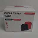 Stock Your Home Clear Trash Bags  6-10 Gallon (1000 Pack)  Disposable Leak-Resistant Garbage Can Liners for Office, Bathroom, Deli, Produce, Dog Poop, Cat Litter