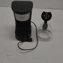 Amazon Basics Coffee Makers, 5-Cup Coffee Machines with Reusable Filter, Coffee Pots, Black & Stainless Steel
