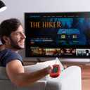 for 2023 Fire TV Stick 4K Max (2nd Gen) /Omni Series/Insignia/Toshiba/Fire TV 2-Series/4-Series- Alexa Voice Remote Control Silicone Cover with LanyardLuminous Green+Luminous Blue