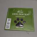 EXPAWLORER Anti-Slip Dog Socks,Dog Boots&Paw Protectors to Prevent Licking,Dog Shoes for Hot/Cold Pavement, Double Sides Non-Skid Traction Control on Hardwood Floor for Senior Dogs (Large (4 Count), Black)