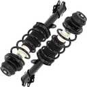 cciyu Front Complete Struts shock and Struts Fits for 2012-2019 for Nissan Versa 2014-2019 for Nissan Versa Note 1333584L 1333584R Quick Struts Assembly -2PCS