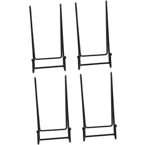 Picture Holder Stands 4pcs Iron Photo Frame Bracket Set Easel Display Holders Artwork Stand Book Display