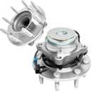 2Pcs 515059 Front Wheel Bearing Hub Assembly Fit for Chevy Express 2500/3500, for GMC Savana 2500/3500,w/ABS, 8 Lug
