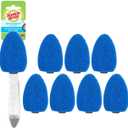 Scotch-Brite Non-Scratch Dishwand Kit, 1 Dish Wand & 7 Sponge Refills, Keep Hands Out of the Mess, Removes Stuck-on Food, Best for Nonstick Pots and Pans, Glass, & Tubs, Fits all Scotch Brite Refills (1 Count (Pack of 1))