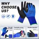 400V Electrical Insulated Gloves Electrician Gloves Flame Retardant&Anti-Slip Grip for Electrical Work