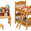 Calico Critters Children's Bedroom Set, Paper, Multicolor