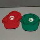 DEGPUM Bros Hats Cap Buttons Cosplay Costume Unisex Hat Cap Set 