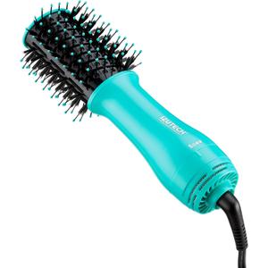 Toro Portable 2-in-1 Hair Dryer with Volumizing Brush (Teal)