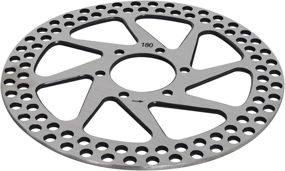 AlveyTech Front Brake Disc Rotor for Razor MX500 & MX650 Electric Dirt Bikes - Rotors for Dirt Rocket Bike Brakes, 6-1/4" (159mm) Diameter with 6 Mounting Holes
