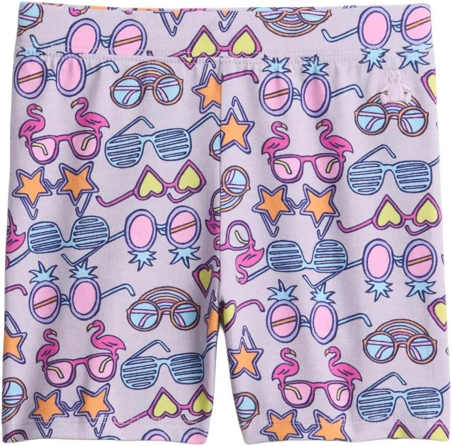 GAP Baby Girls' Bike Shorts (4T, Thistle)