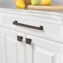 Amerdeco 10 Pack Oil Rubbed Bronze Cabinet Pulls 6.3 Inch(160mm) Hole Center Gold Kitchen Cabinet Handles Cabinet Hardware for Bathroom Drawer Pulls 