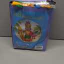 inslife 6FT Tall Luau Party Inflatable Tiki and Flamingo Surfboard Outdoor Decoration, Blow Up Tiki Inflatables Welcome Sign Built-in 6 LEDs for Beach Tropical Pool Surfing Party Supplies