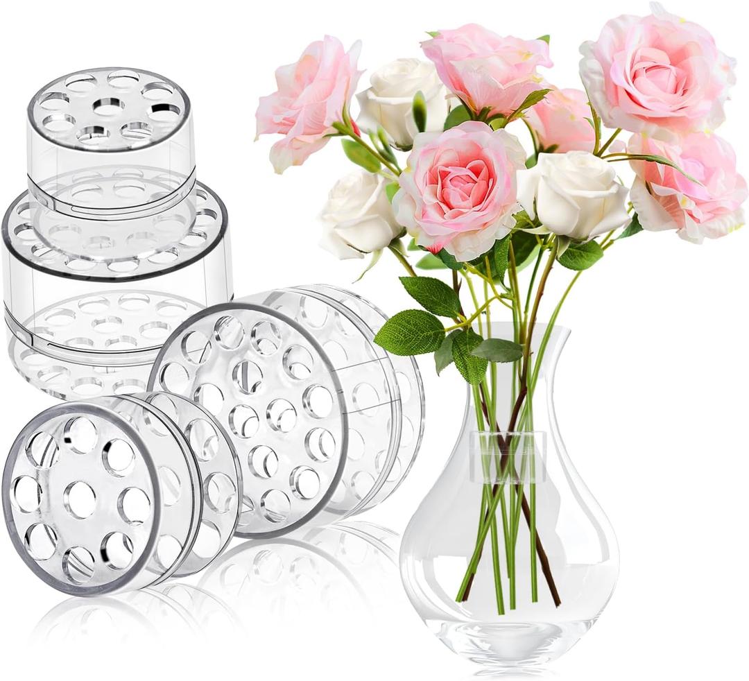 Spiral Ikebana Stem Holder, Spiral Stem Holder for Flowers, 4 Pieces DIY Wedding Bouquet Kit Spiral Ikebana Stem Holder for Flowers,Bouquet Twister Ikebana Tools Flower Bouquet Supplies