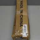 White Extra Long Curtain Rod 30 to 240 inch, Heavy Duty Curtain Rods for Windows with Modern End Caps, 1 inch Drapery Rods Set for Outdoor Patio, Adjustable Curtain Rod for Room