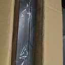 Minifigure Display Case - Building Block Toy Wall Cabinet Showcase for Small Miniature Collectibles Mini Brands Thimbles, Lockable UV Protection Door (Black Finish Frame)