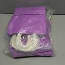 DechoPak Purple Gift Bags, 50Pack 8x4.4x10 Inch Light Purple Paper Gift Bags with Handles, Gift Bag Bulk Medium Party Favor Goodie Bag for Kids Birthday Wedding Valentine's Christmas Retail Business