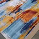 Rugshop Sky Collection Abstract Area Rug, Fade-Resistant Carpet for Open Living Areas or Bedroom,Living Room,Dining Room 7'10" x 10'