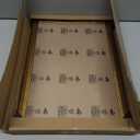 Wood 10x15 Frame Gold, Ornate Natural 15x10in Poster Picture Frame, Modern Golden 10 x 15inch Gallery Wall Photo Frame with HD Plexiglass, Horizontal Vertical Wall Mounting Display 1pcs