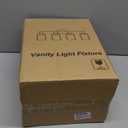 4-Light Bathroom Light Fixtures, Matte Black Modern Vanity Lights Over Mirror with Clear Glass Shade, Bathroom Wall Lamp for Mirror Kitchen Living Room Hallway Cabinet Porch Bedroom Reading room