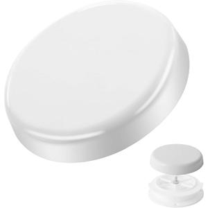 10-Pack Mushroom Style RV Plumbing Vent Cap, Universal RV Attic Mushroom Roof Vent Cover Replacement for Trailer Camper Ceiling Roof Plumbing Ventilator Cap - White